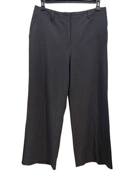 croft & barrow Stretch Wide Leg Dress Pants in Dark Gray